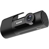 KAWA 3K Tiny Dash Cam, 1620P QHD Mini Car Camera DashCam - Voice Control, G -Sensor, Free 32GB TF Card, Built-in WiFi, APP Control, WDR/3D DNR with Super Night Vision, 24H Parking Mode