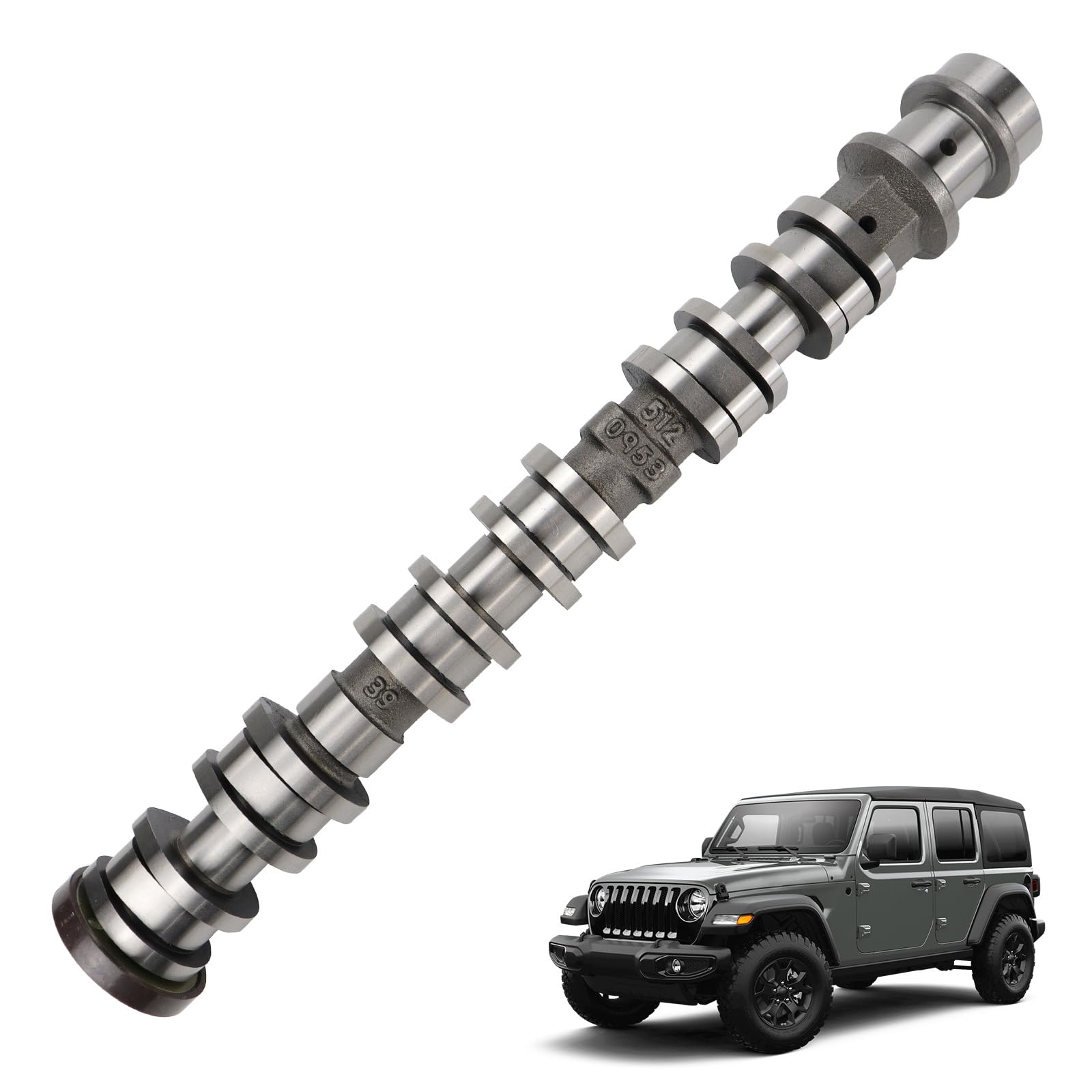 Photo 1 of 5047913AA Right Side Intake Camshaft Compatible with Jeep Grand Cherokee L WK Gladiator Wrangler For Dodge Durango For Chrysler Pacifica For Chrysler Voyager For Ram ProMaster 1500/2500/3500 2016-2024