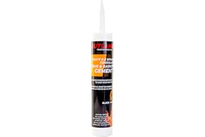 RUTLAND PRODUCTS Rutland E-Z Spread Fiberglass Stove Gasket Cement, 10.3 oz. Cartridge