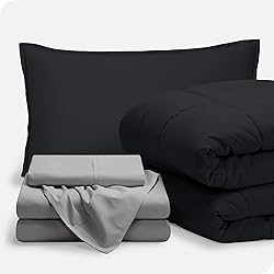 Bare Home Bed-in-A-Bag 5 Piece Comforter & Sheet