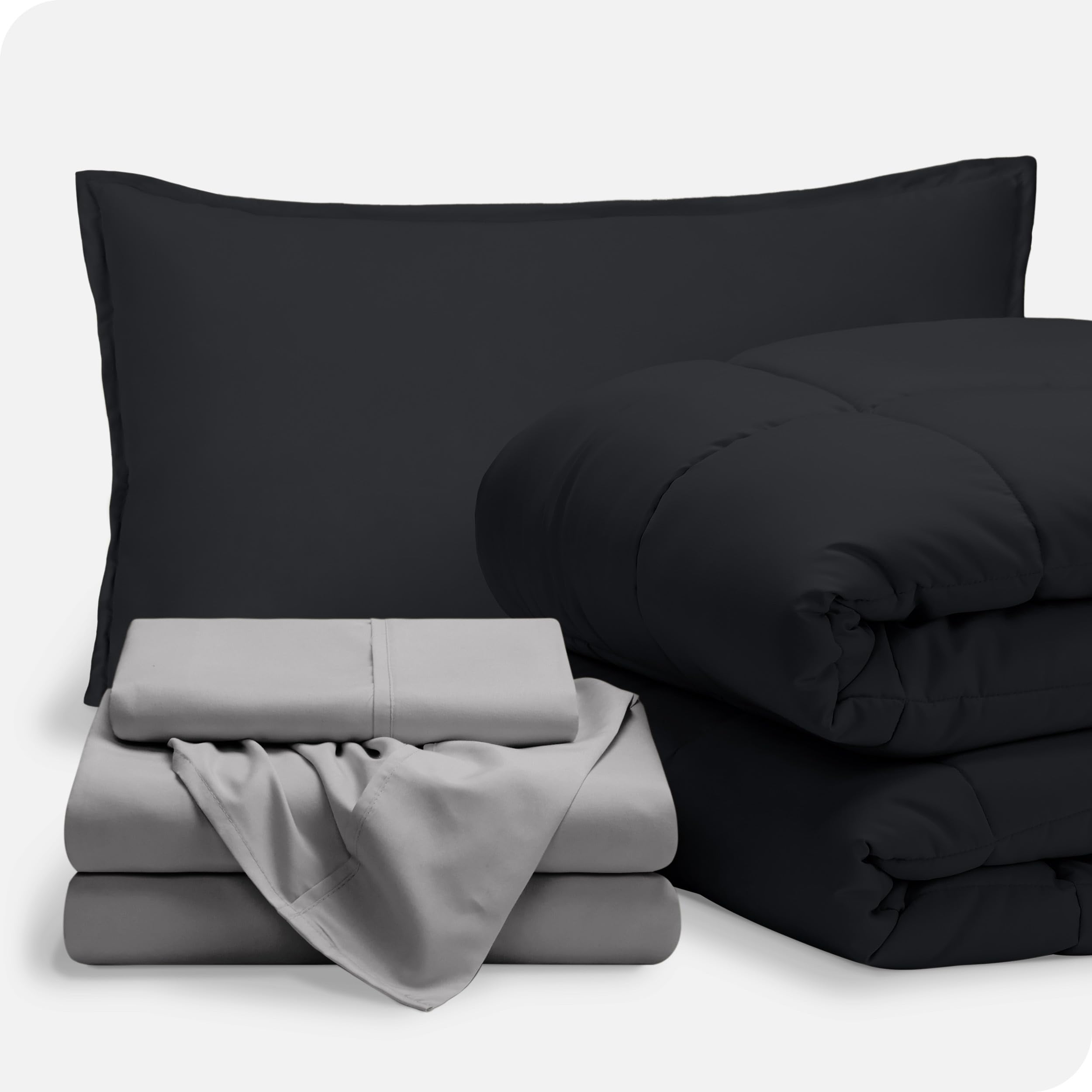 Bare Home Bed-in-A-Bag 5 Piece Comforter & Sheet
