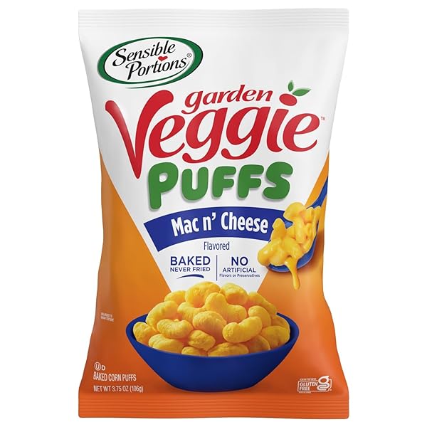 SENSIBLE PORTIONS GARDEN VEGGIE MAC & CHEESE PUFFS,...