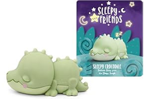 Tonies Sleepy Friends: Bedtime Story Audio Toy Figurine Featuring Sleepy Crocodile