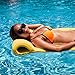 TRC Recreation Sunsation 1.75” Thick Vinyl Coated Foam Swimming Pool Float Mat Adult Lounger with Built-in Roll Pillow, Yellow