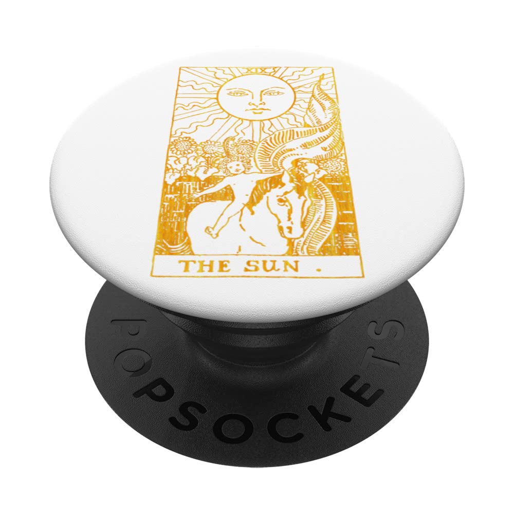 The Sun Tarot Card PopSockets Swappable PopGrip