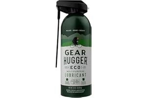 Gear Hugger Multipurpose Lubricant - Eco-Friendly (11 oz, Pack of 1), Rust Remover - Garage Door Lubricant Spray, Door Hinge Lubricant & Lock Lubricant - Plant-Based, No Petroleum, No PTFE