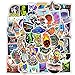 ET Stickers Laptop Mystical UFO Alien Human Stickers Waterproof Skateboard Car Snowboard Bicycle Luggage Decor (UFO-50pcs)