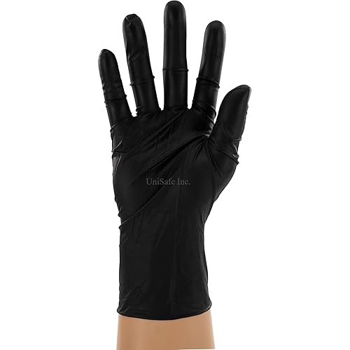 Black Nitrile Exam Gloves Nitrile Gloves Large Case 1000 Black