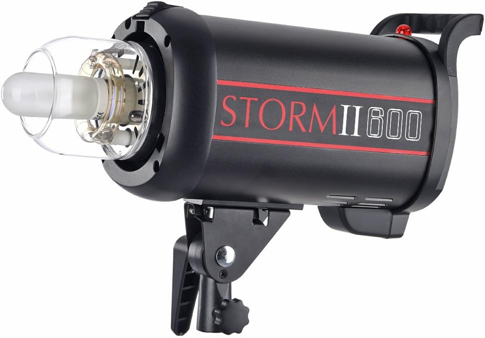 PIXAPROA   STORM II 600 QT600IIM 600Ws High Speed Fan Cool 1 8000s Studio Strobe Flash HSS Bowens SFitting 2 4G  2 Year UK Warranty  Fast Delivery  UK Stock  VAT Registered  Single Head  STORM II 600 