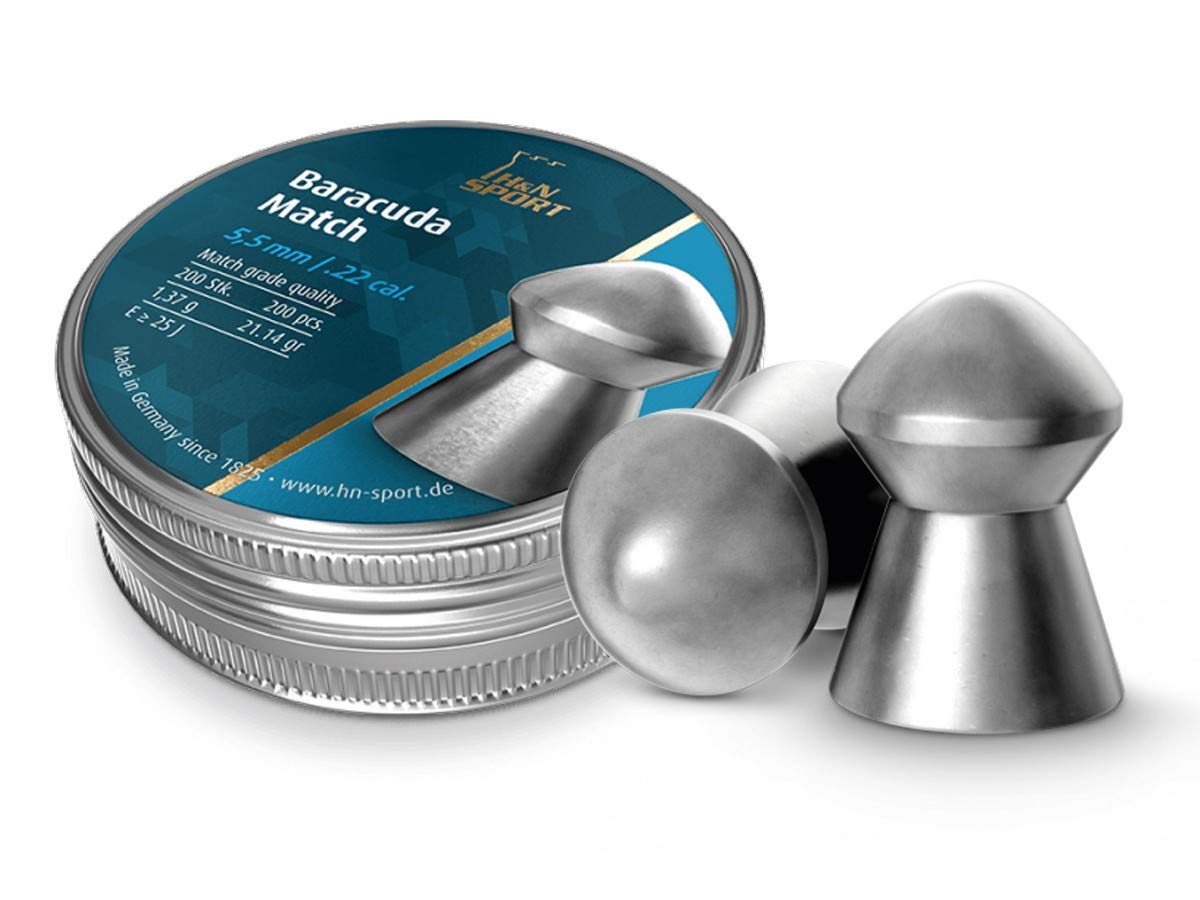 H&N Sport Baracuda Match .22/5.52 Air Gun Pellets (200ct) L207