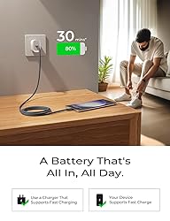 LISEN Type C Charging Cable, [5-Pack, 6.6FT] USB-C