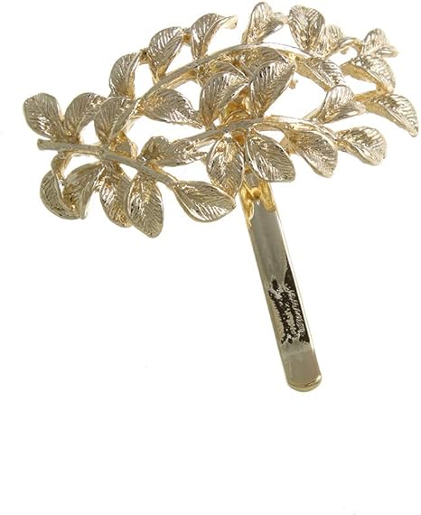 Amazon Co Jp ヴァンテーヌ Vingtaine リーフ モチーフ ポニーフック ヘアゴム ヘアカフ ヘアアクセ ヘカフス 大人っぽい H7332 G Caff 服 ファッション小物