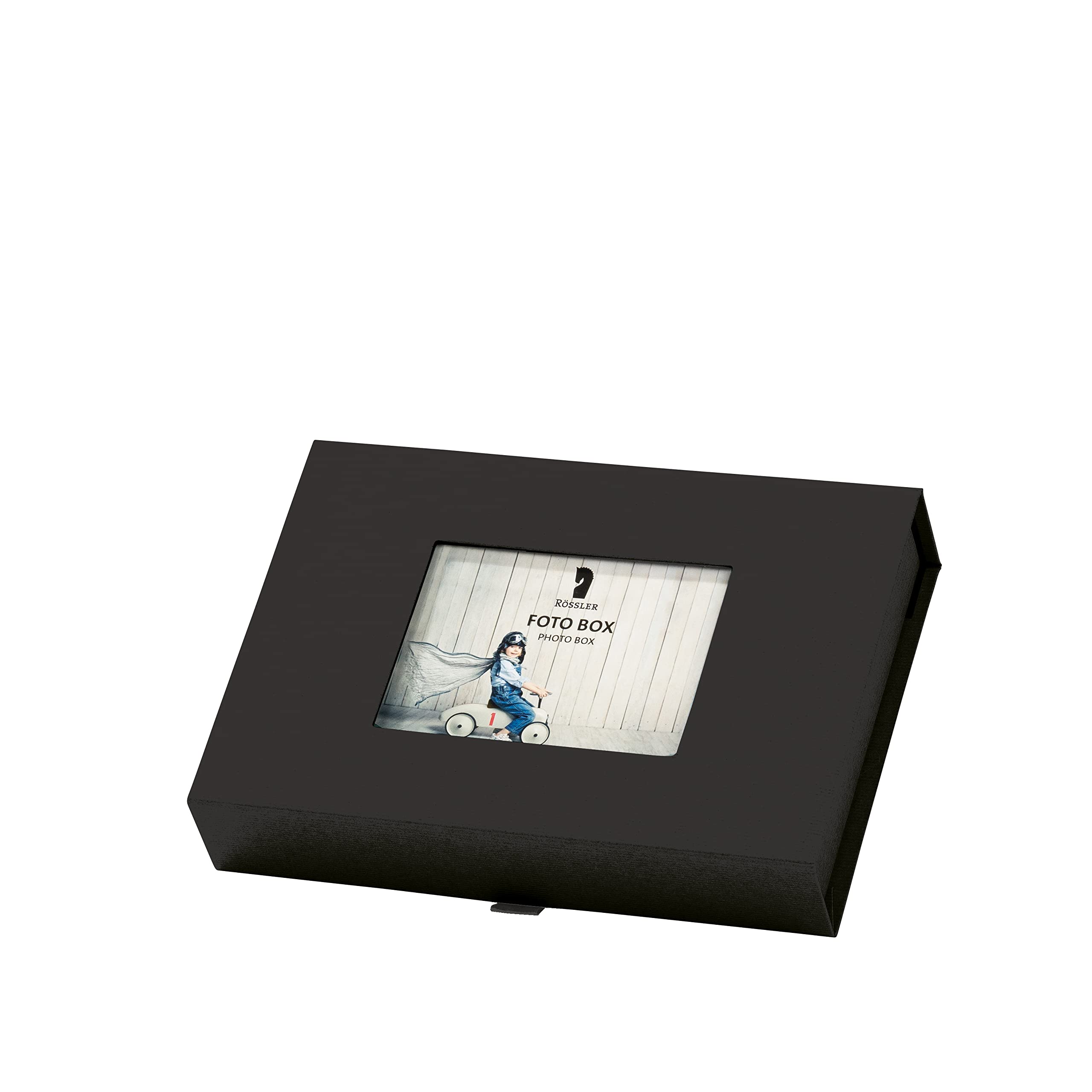 Rössler 14573200701 Photo Box with Mount for 13 x 18 cm Pictures Black 203 x 45 x 147 mm 1 Piece