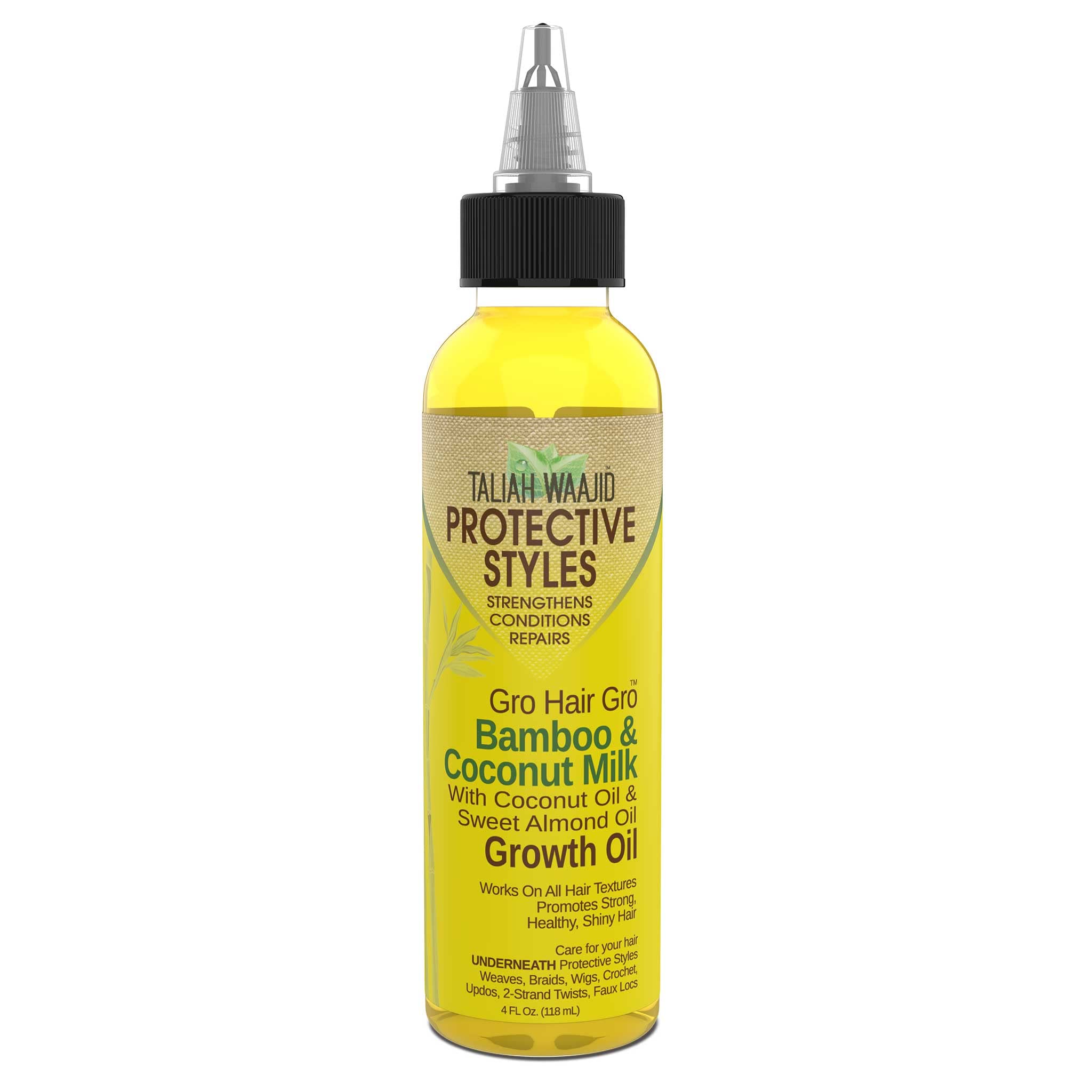 Taliah Waajid TALIAH WAAJID Gro Hair Gro Bamboo And Coconut Milk Growth Oil 4.FL.OZ