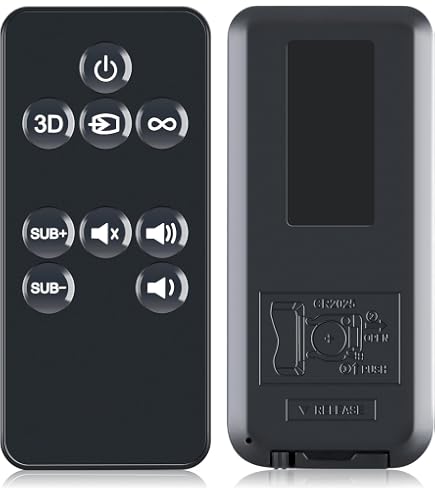 Replacement Sound Bar Remote Control For Klipsch Reference R-20B...