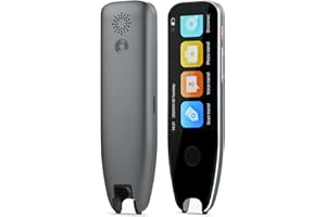 LIFMOCER Scan Reader Pen,Scan Reading Pen Text to Speech Device Translator for Dyslexia,OCR Digital Pen Reader for Students Adults,Language Translator Device