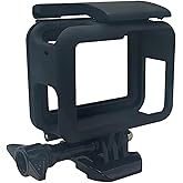 Black Protective Frame Mount Housing Case with Quick Release Bracke Compatible with GoPro Hero 7/6/5/(2018)