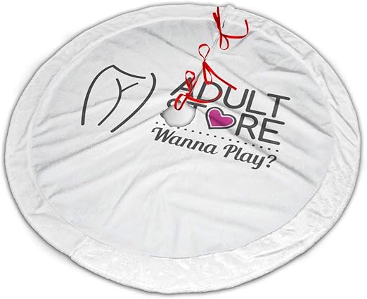 Amazon Com Adult Store Logo Design Cute Sex Christmas Tree Skirt