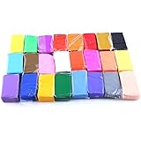 H&S 650g 26 Colours Oven Bake Polymer Clay Block Modelling Moulding ...
