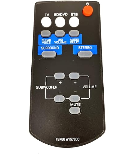 VINABTY FSR80 ZG80760 Remplacement De La Télécommande Compatible Avec Yamaha Audio System YSP-1400 YSP1400