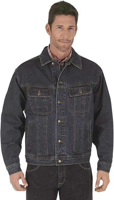men's tall denim jacket