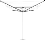 Brabantia Lift-O-Matic Rotary Clothes Line 60 m Adjustable Height Umbrella view 2