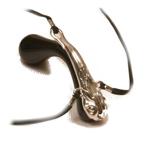 SYLVIE MONTHULE Schmuckstring CLT12 silber / schwarz Größe S