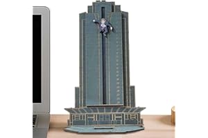 OYSPZNN Desktop Wooden Christmas Countdown Calendar, Hans Gruber Dropped Nakatomi Plaza (blue)