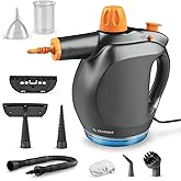 Gearwiz Handheld Steam Cleaner with Detergent Container – 1250W High-Pressure Multipurpose Steamer – Continuous Steam Lock, Large Tank, Safety Lock – for Home, Kitchen, Bathroom, Car Cleaning