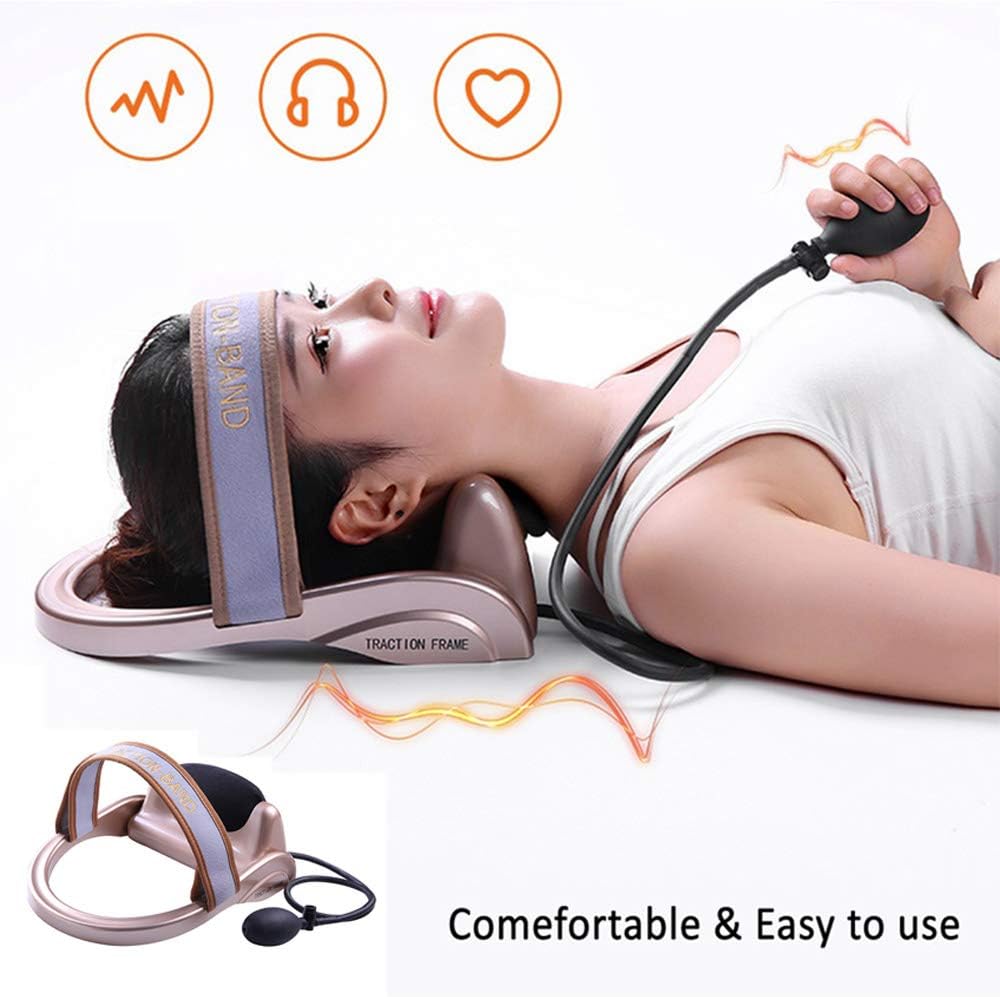Inflatable Cervical Neck Traction Device Ergonomic