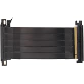 Acogedor PCIe 4.0 X16 Riser Cable, GPU Extension Cable with High Speed, Flexible Double Sided, 180 Degree Shielded, for RTX 4090 RX 7900 XT RX 7000 (Black)