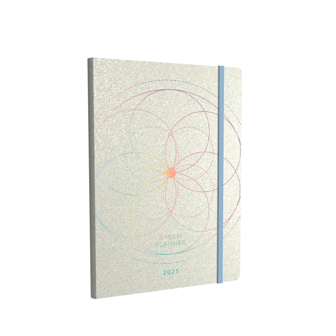 Collins Dream Planner 2025 Diary B5 Week to View and Monthly Journal - Lifestyle Planner and Organiser for Productivity and Goal Setting - January to December - Weekly - Starlight White - DP1B4511-25