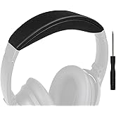 SOULWIT Headband Cover for Bose QuietComfort 45 (QC45)/QuietComfort SE (QC SE)/Quiet Comfort Wireless Headphones, Replacement Headstrap Pad Repair Part - Black