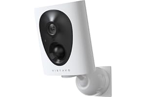 virtavo VistaFlask 2K Security Cameras Wireless Outdoor, Battery Powered, AI Motion Detection, for Home Security, Starlight Lens for Colorful Night Vision, 2-Way Audio, Weatherproof, Cloud/SD Storage