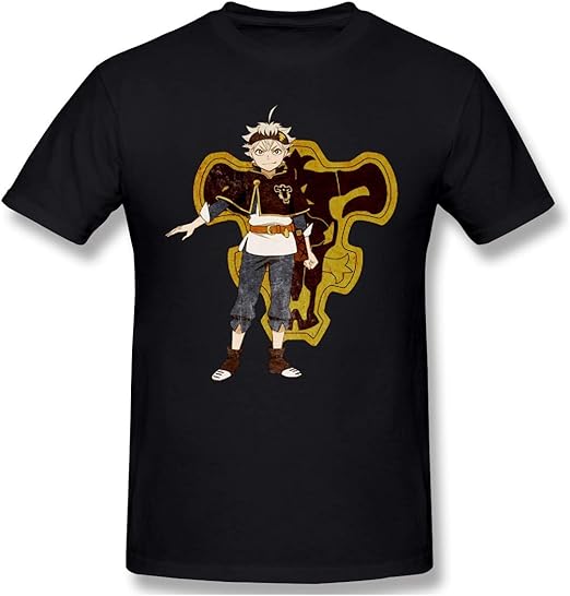 Amazon.com: Anime Black Clover T Shirts Mens Short Sleeve Tee T Shirts: Clothing