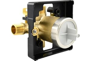 AHENBAL R10000-UNWS Shower Valve Body for Delta MultiChoice Universal Tub and Shower Trim Kits, Fits 13, 14, 17, and 17T Series Single-Function or Dual-Function Trim, Rough-In Valve with Screwdriver Stops