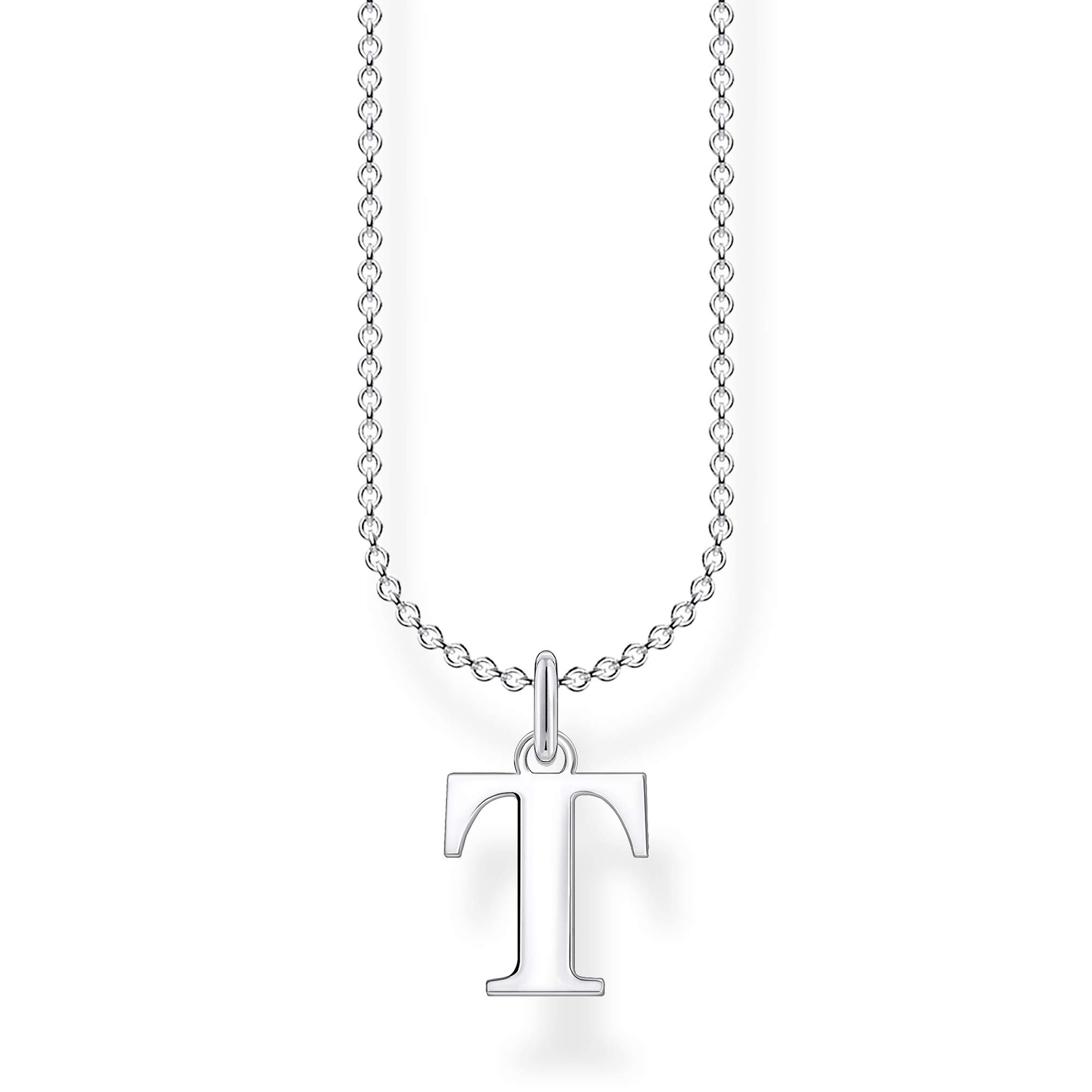 Thomas Sabo Women Necklace letter T 925 Sterling Silver KE2029-001-21