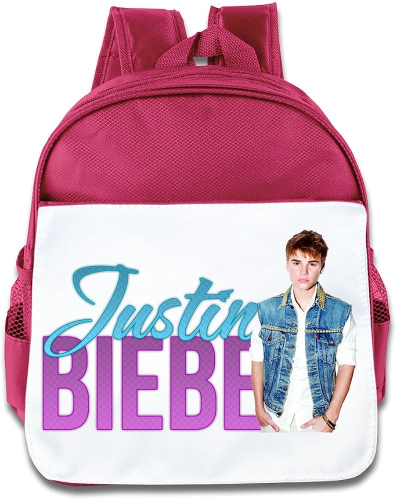 Justin Bieber Girls And Boys Kid's Backpacks Funny Sports School Bag