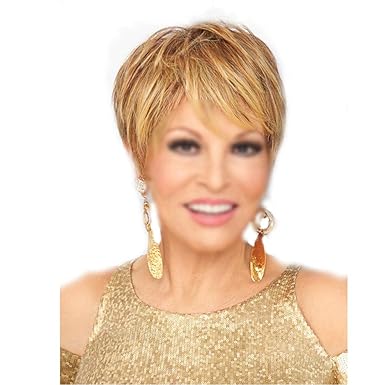 Amazon Com Kirabon Woman S Golden Wig Short Curly Hair Party