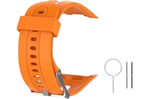 Muovrto Watch Band for Garmin Forerunner 10, Unisex Silicone Replacement Band Watch Strap Sport Watchband for Garmin Forerunner 15