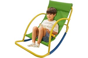 PLATPORTS Big Recliner Chair Oversized - Living Room Chairs - Kids Saucer Chair Seesaw - Toddler Chaise Lounge Reading Chair - Playground Equipment for Home - Backyard, Daycare