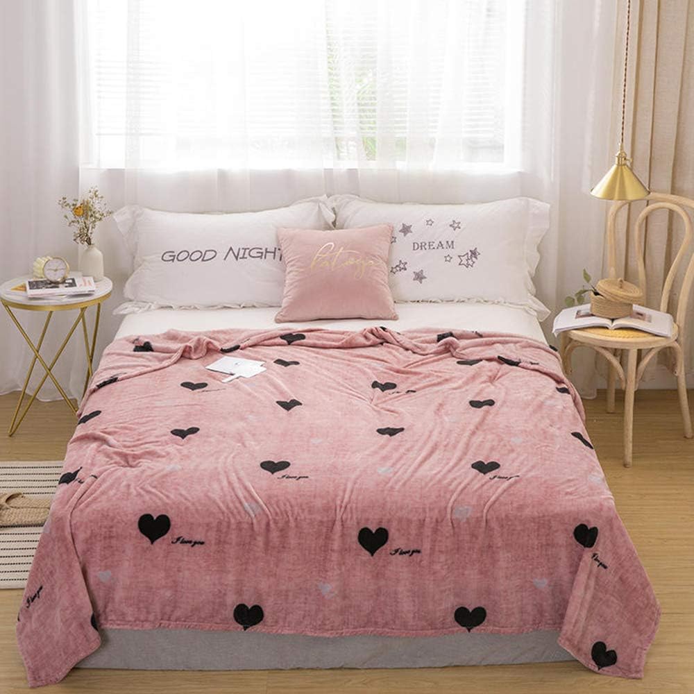 Urijk Soft Fluffy Warm Throw Blanket for Sofa, Bed, Couch, Car -Microfiber, Wrinkle Resistant, Anti-fade, Double/Twin Size
