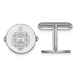 Navy Crest Cuff Links