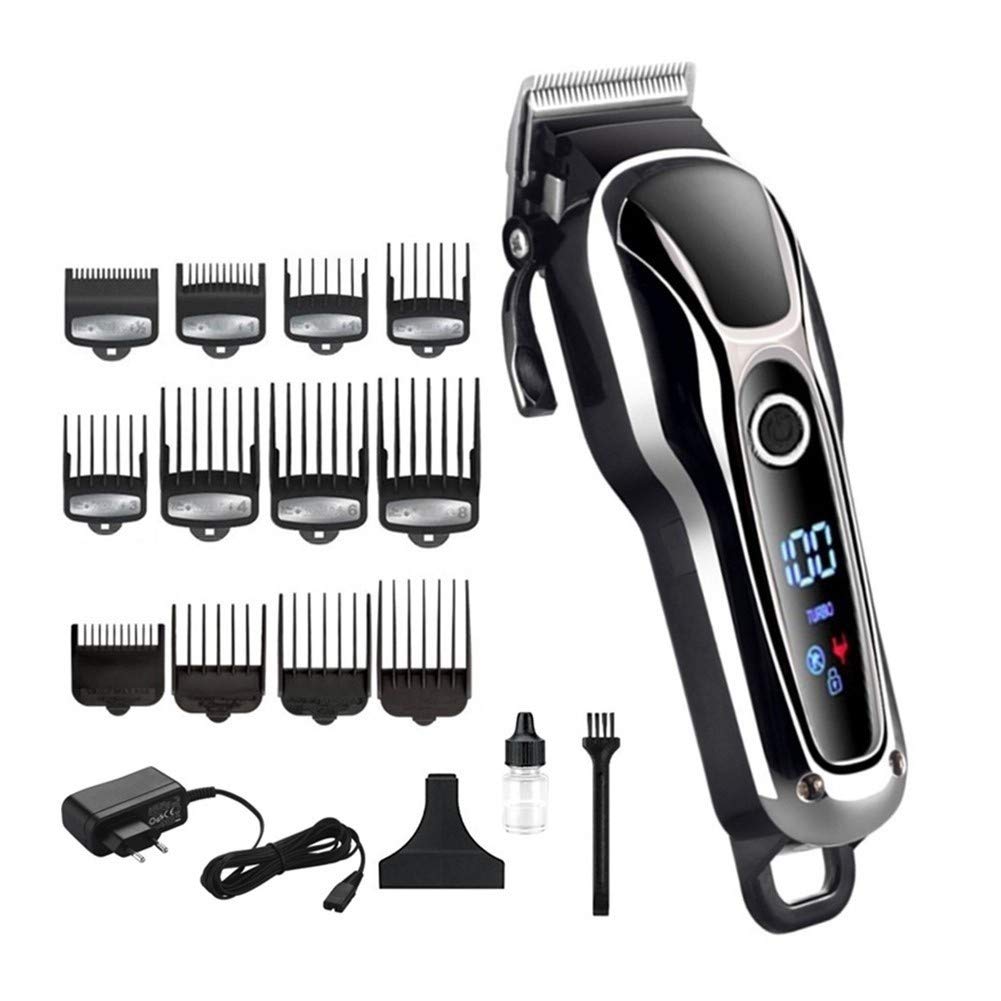 surker mens hair clippers cord cordless hair trimmer professional haircut & grooming kit for men rechargeable led display