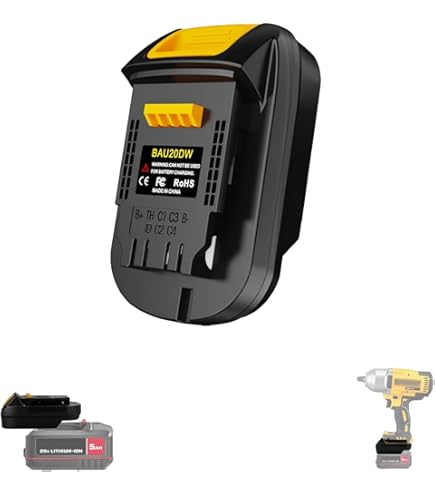 1 Adapter For Bauer 20V Tools, Fits Makita 18V LXT Battery To Power - View #8