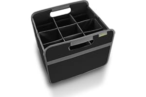 meori Black Foldable Wine Carrier 9 Slot Lava Collapsible Storage Tastings Grocery Shopping Car Bottles Milk Soda Beer B100339