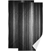 AIYOOLER Hand Towels for Bathroom Set of 2 Soft Absorbent Black Grey Ombre Cool Glass Texture Vintage Striped Bath Towels Decorative Kitchen Dish Towel Bathroom Towels for Guest Shower Gym 28x14in