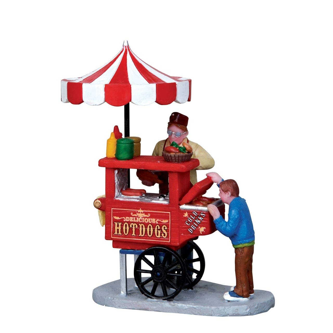 Lemax Hot Dog Cart