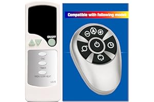 GENGQIANSI Replacement Remote Control for Lasko 5126 5129 6350 6356 6367 5395 753500 5338 5355 5365 Tall Digital Ceramic Pedestal Fan