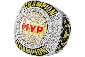guancrown MVP Ring Most Valuable Player Trophy Award Tournament or League Champion Ring